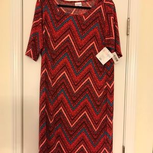 LULAROE 2X JULIA DRESS , BNWT